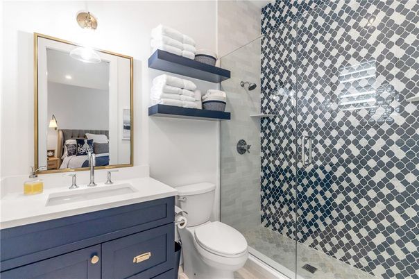 Bathroom, Glass Shower, Interior