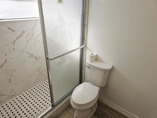 Bathroom, Glass Shower, Interior, Marble Walls