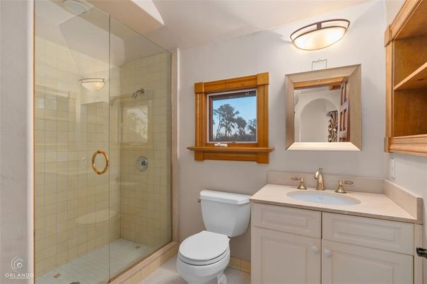 Bathroom, Glass Shower, Interior