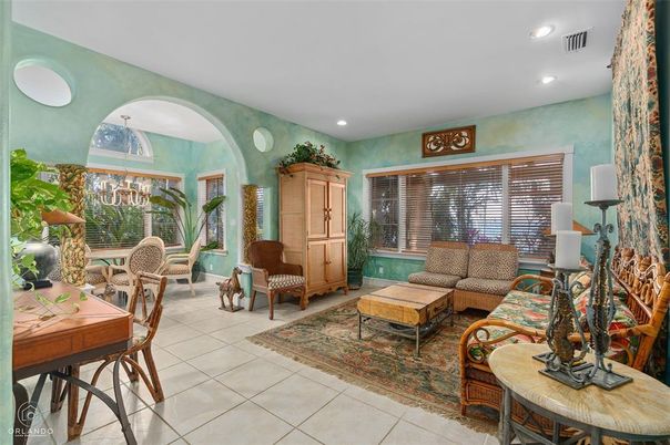 Interior, Living room, Recessed Lighting