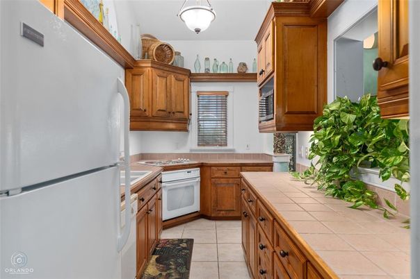 Interior, Kitchen, Tile Countertops