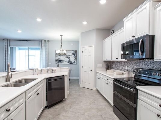 Chandelier, Interior, Kitchen, Recessed Lighting