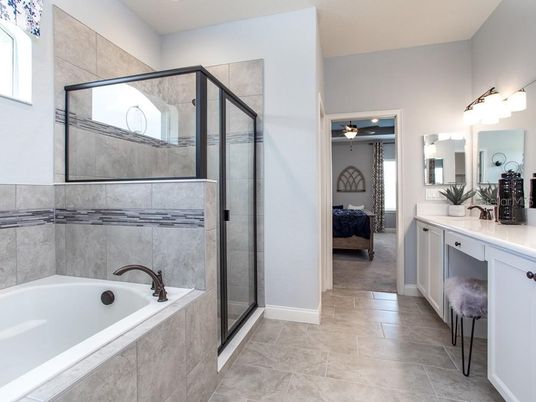 Bathroom, Bedroom, Glass Shower, Interior, Recessed Lighting