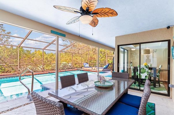 Dining room, Glass Ceilings, Interior, Pool, Sun Room