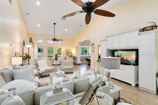 Interior, Living room, Recessed Lighting