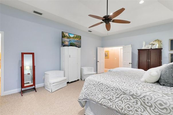 Bedroom, Interior, Recessed Lighting