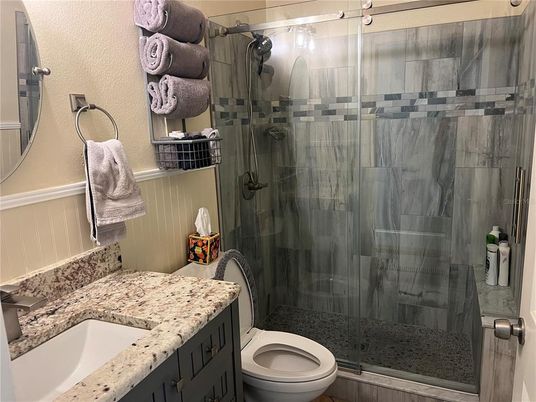 Bathroom, Glass Shower, Interior