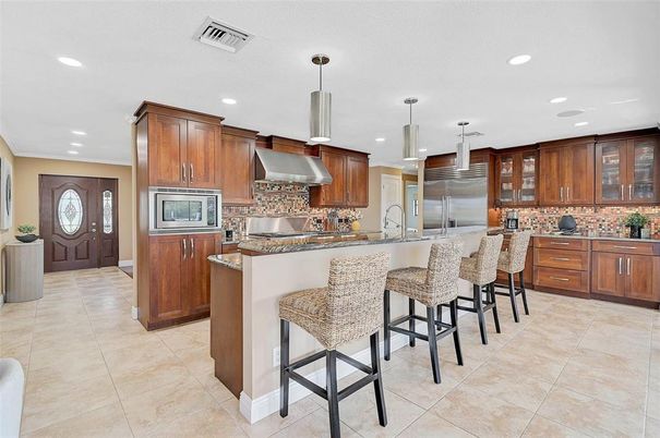Interior, Kitchen, Recessed Lighting, Stainless Steel Appliances