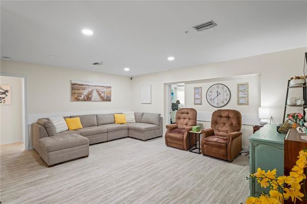 Interior, Living room, Recessed Lighting