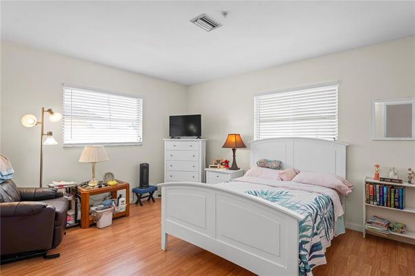 Bedroom, Interior, Wood Texture Flooring