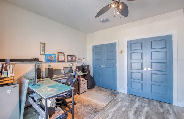Home Office, Interior, Wood Texture Flooring