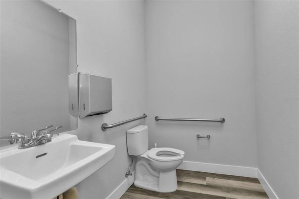 Bathroom, Interior, Wood Texture Flooring