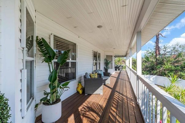 Exterior, Wood Texture Flooring