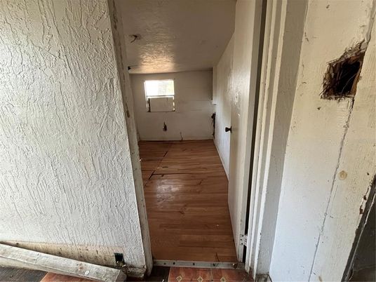 Interior, Stone Walls, Wood Texture Flooring