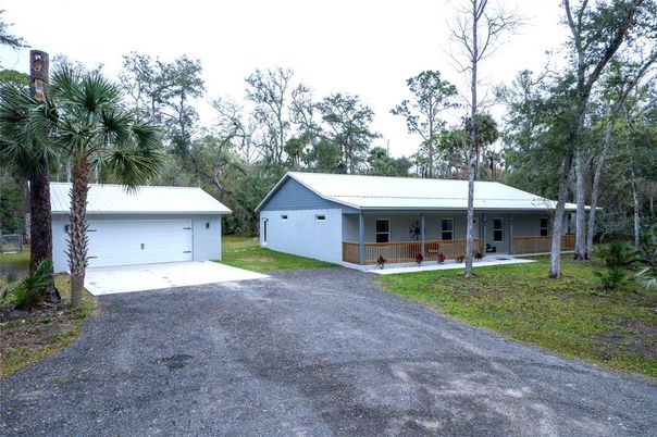 Backyard, Detached Garage, Exterior