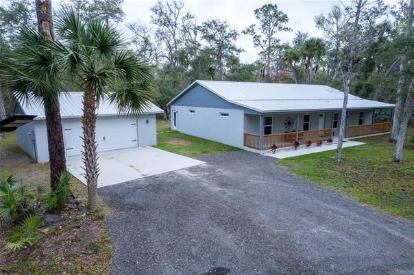 Backyard, Detached Garage, Exterior