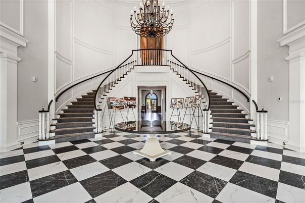 Chandelier, Interior, Marble