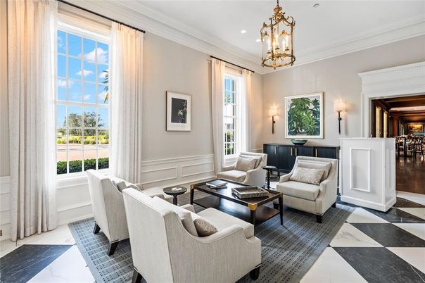 Interior, Living room, Marble, Pendant Lights, Recessed Lighting