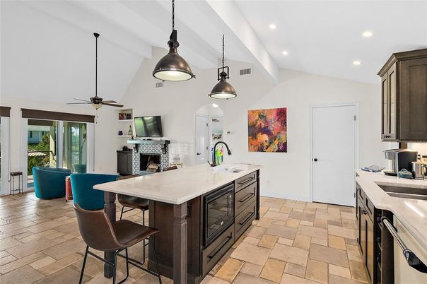 Interior, Kitchen, Pendant Lights, Recessed Lighting