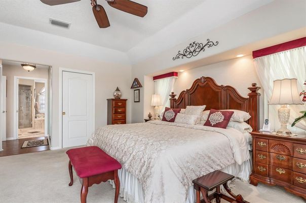 Bedroom, Interior, Recessed Lighting