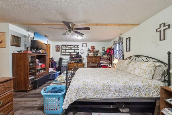 Bedroom, Interior, Wooden Beams, Wood Texture Flooring