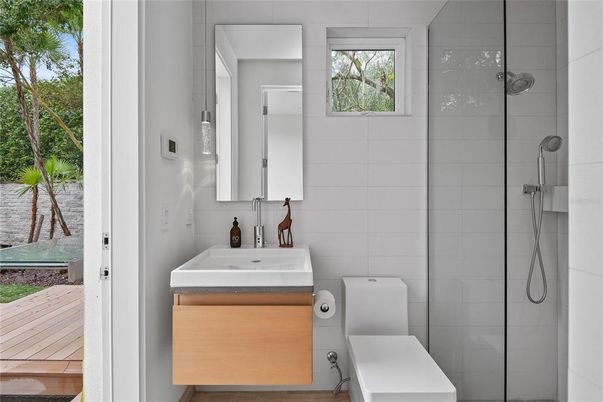 Bathroom, Glass Shower, Interior