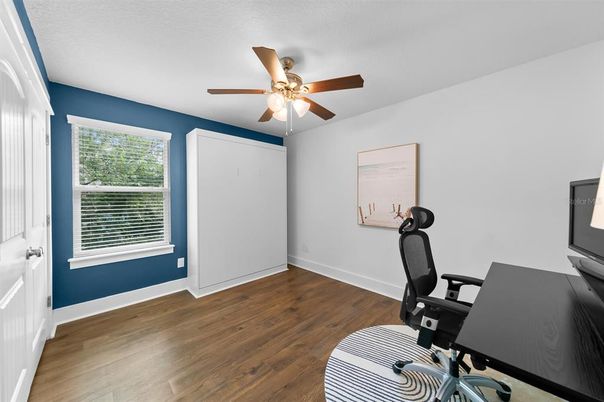 Home Office, Interior, Wood Texture Flooring