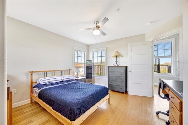 Bedroom, Home Office, Interior, Wood Texture Flooring