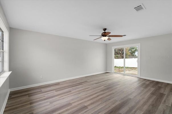 Empty room, Interior, Wood Texture Flooring