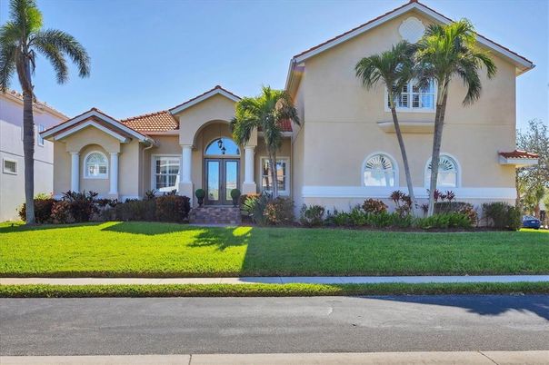 Backyard, Exterior, Facade, Mediterranean