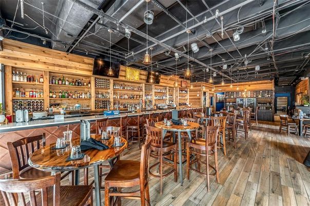 Dining room, Interior, Wood Texture Flooring, Wooden Walls