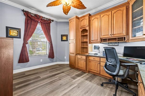 Home Office, Interior, Wood Texture Flooring