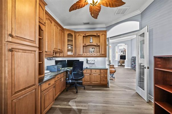 Home Office, Interior, Wood Texture Flooring