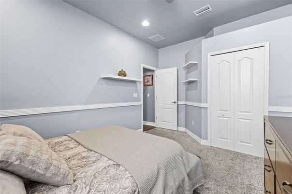 Bedroom, Interior, Recessed Lighting