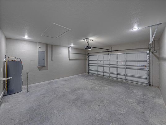 Garage, Interior, Recessed Lighting