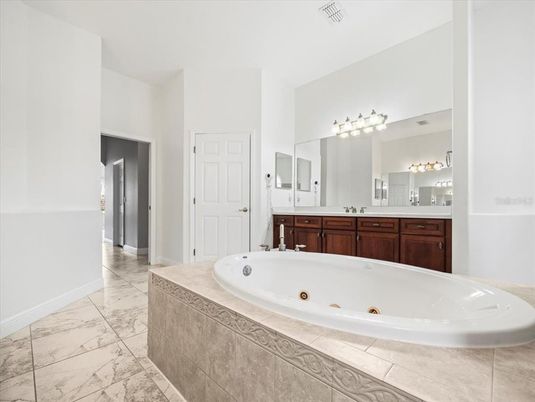 Bathroom, Dual Sink Vanities, Interior, Marble