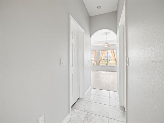 Interior, Marble, Recessed Lighting, Wood Texture Flooring