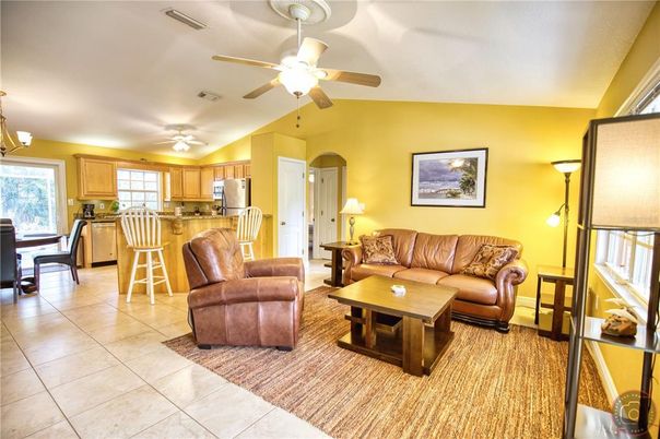 Interior, Kitchen, Living room