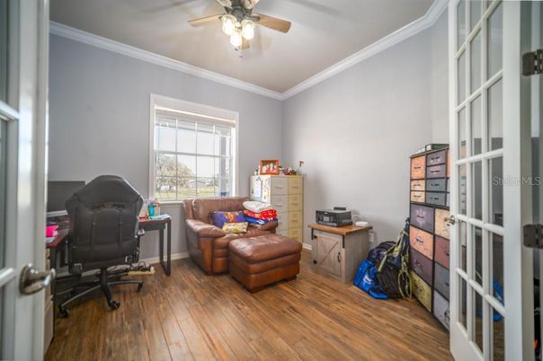 Home Office, Interior, Wood Texture Flooring