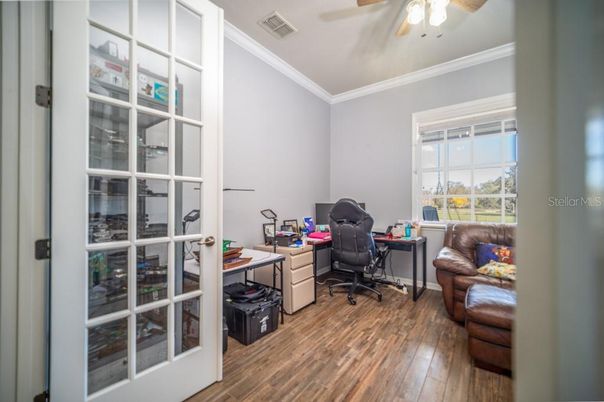 Home Office, Interior, Wood Texture Flooring