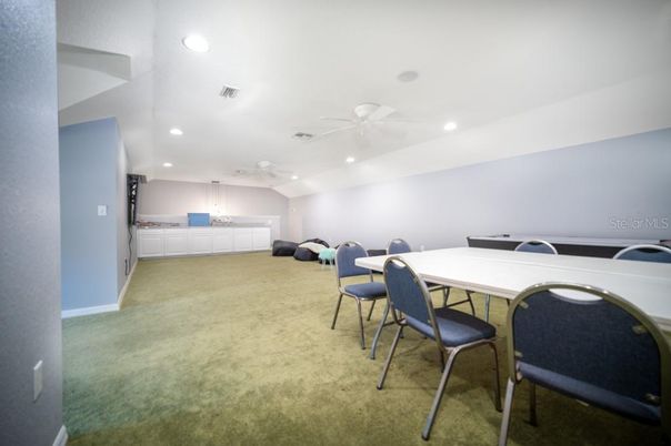 Dining room, Interior, Recessed Lighting