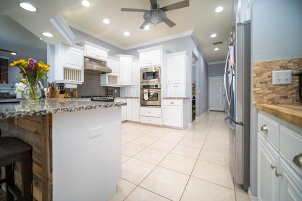 Interior, Kitchen, Recessed Lighting, Stainless Steel Appliances