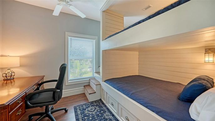 Bedroom, Home Office, Interior, Wood Texture Flooring