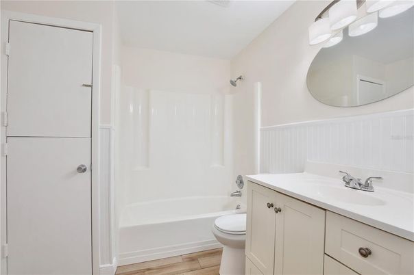 Bathroom, Interior, Wood Texture Flooring