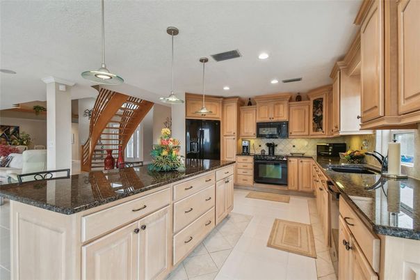 Interior, Kitchen, Pendant Lights, Recessed Lighting
