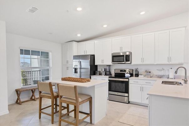 Interior, Kitchen, Recessed Lighting, Stainless Steel Appliances