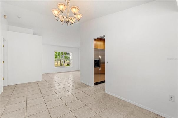 Chandelier, Empty room, Interior