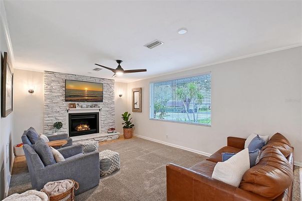 Fireplace, Interior, Living room, Stone Walls