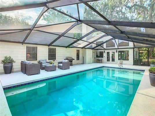 Glass Ceilings, Interior, Pool, Sun Room