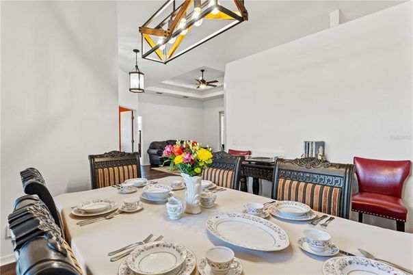 Dining room, Interior, Pendant Lights